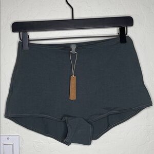 SKIMS Dark Gray High-Waist Panties